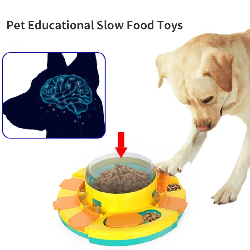 Dog Puzzle Toy, Slow Feeder Dog Food Bowl, Dog Food Treat